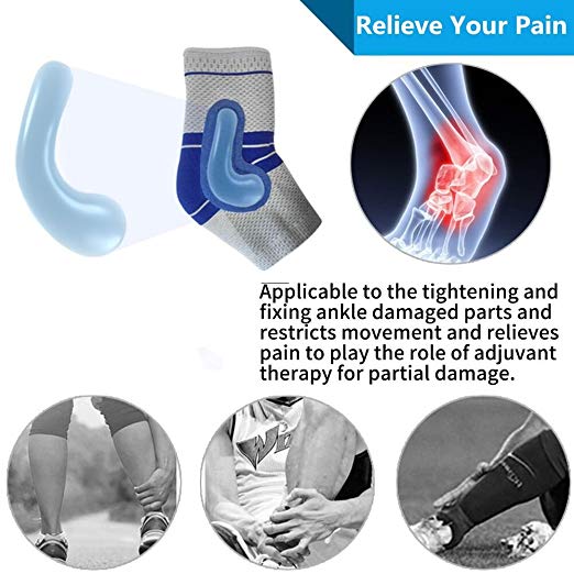 Elastic Silicone Ankle Support Fitness