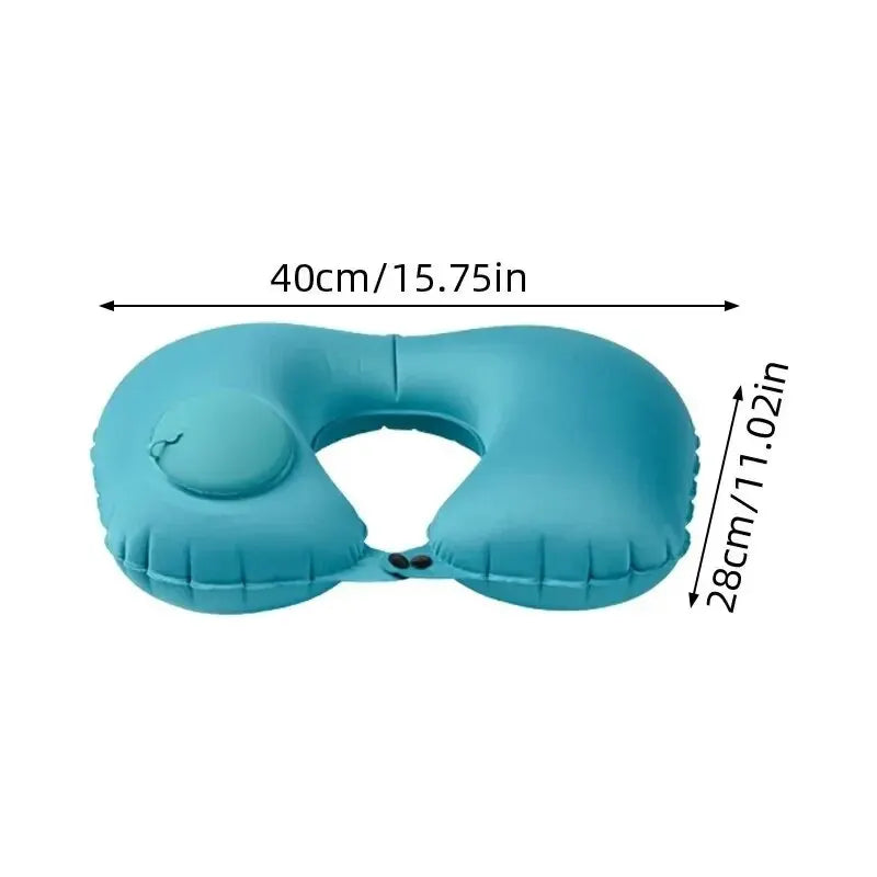 U Shape Neck Cushion Automatic Air Inflatable Pillow
