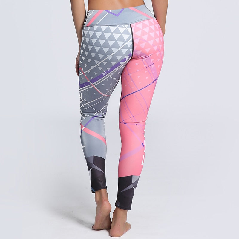 Multicolor Leggings Women Workout Pants