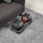 Adjustable dumbbell set metal