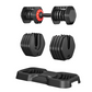 Adjustable dumbbell set metal