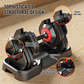 Adjustable dumbbell set metal