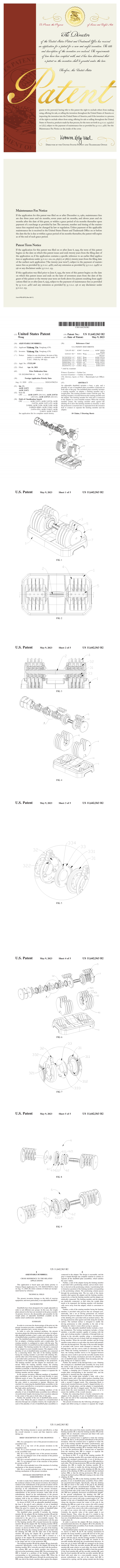 Adjustable dumbbell set metal